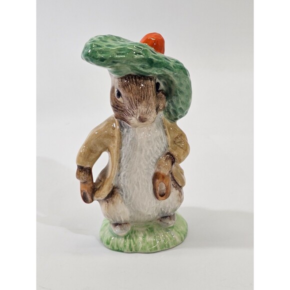 VINTAGE Royal Albert Beatrix Potter Benjamin Bunny 4" Porcelain Figurine EUC - Picture 3 of 9
